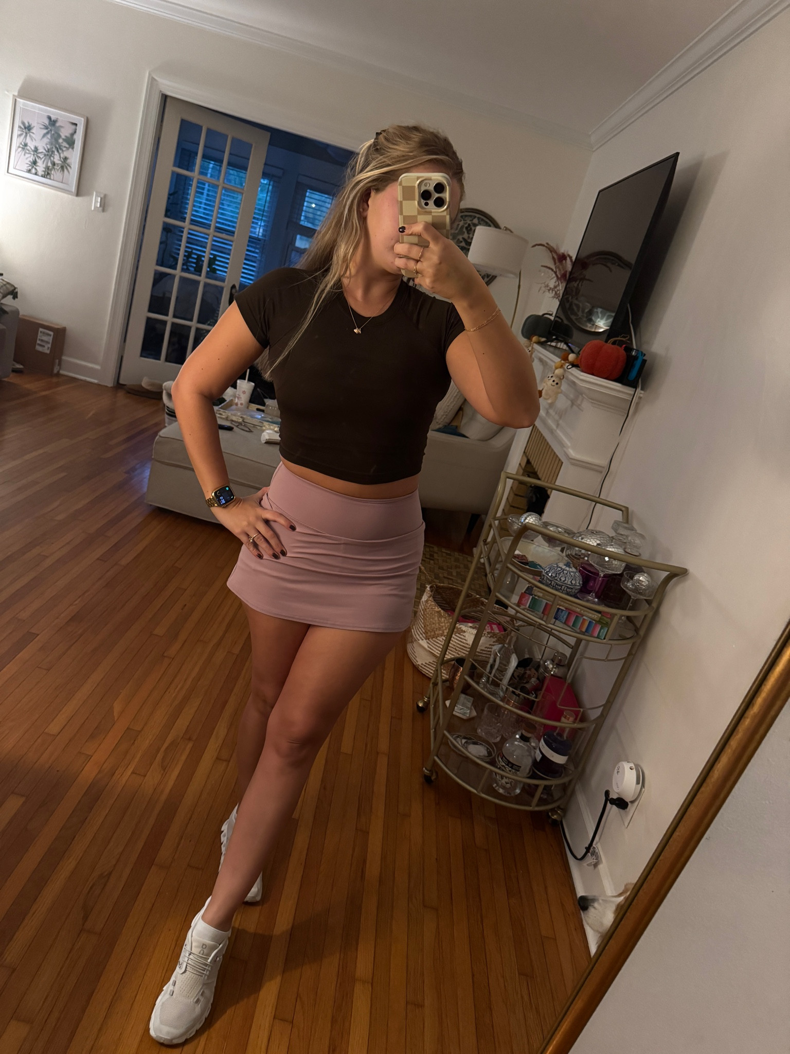 I have been living in these align skirts and crops. Took a 4 in both instead of my typical 6! 

#LTKFitness #LTKActive #LTKFindsUnder100