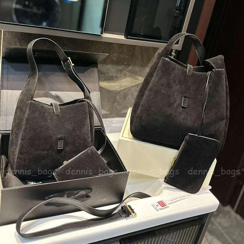 Designer Suede Bag Soft Leather Womens Fashion Shoulder Bag Bucket Totes Mini Brown Handbags with... | DHGate