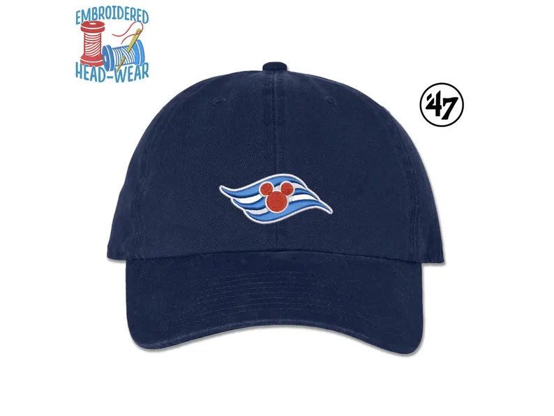 Disney Cruise Line Embroidered Cap | Adult Size Adjustable Premium 47 Brand Unstructured Dad Hat ... | Etsy (US)