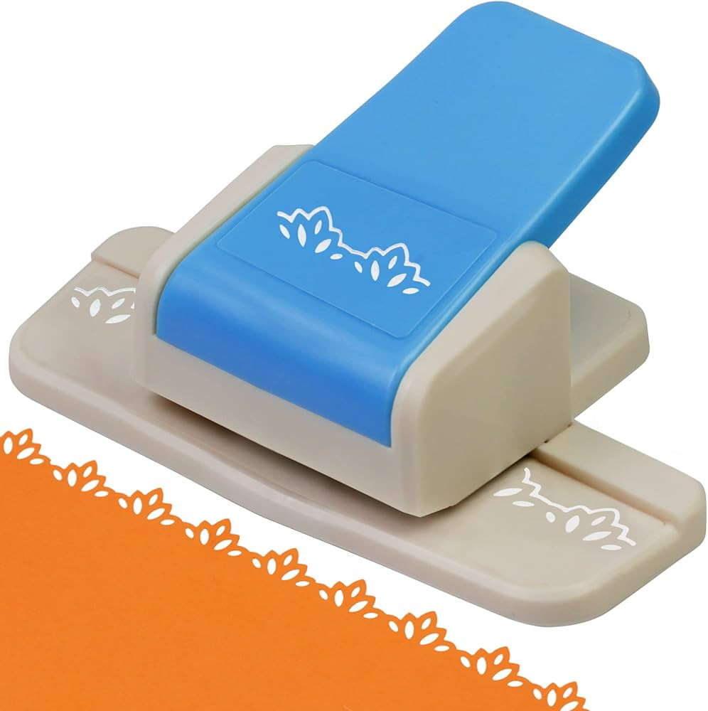 Border Punch, Border Edge Craft Punch, Flower Design Embossing Punch, Tools Scroll Punch for Scra... | Amazon (US)
