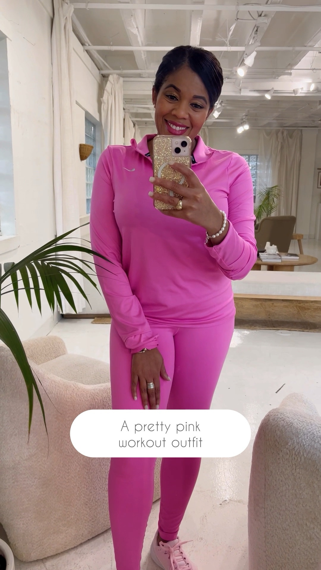 This Nike workout set is perfect for February & will motivate you to get moving!💕💘 Love this playful pink color from Nike! 

Workout set. Nike. Yoga zip up jacket. Leggings. Pink workout set. 

#LTKstyletip #LTKfitness