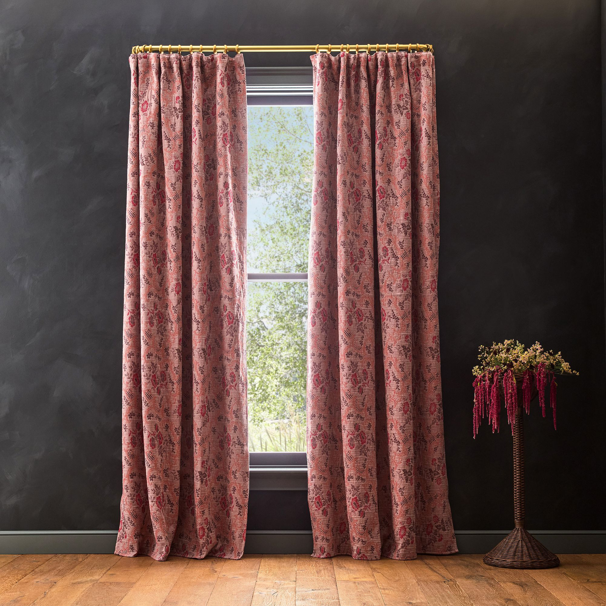 Leighton Floral Curtain | GreenRow