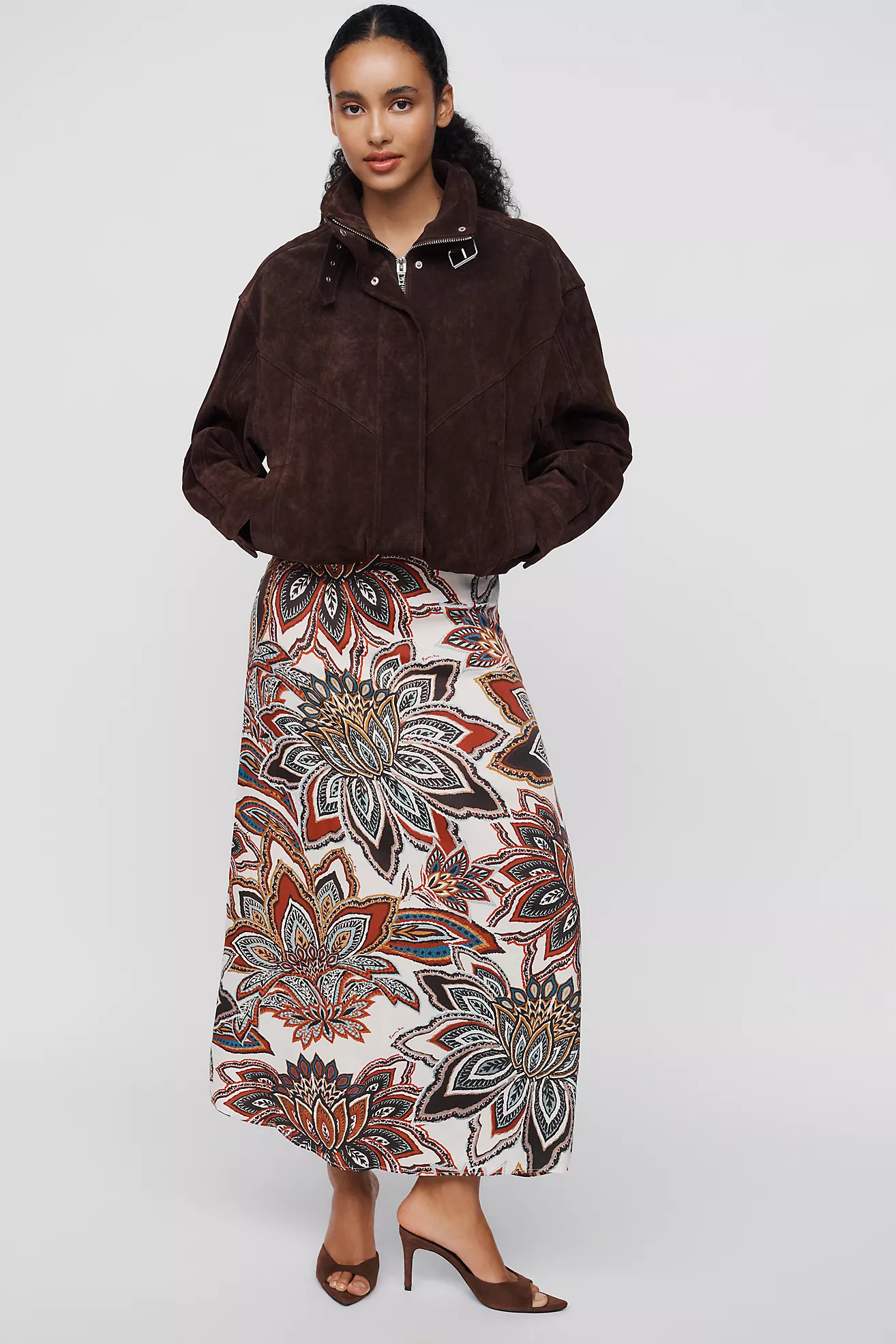 Tapestry Floral Maxi Skirt | Anthropologie (US)