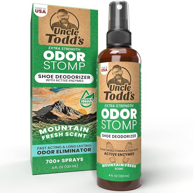 Uncle Todd's Shoe Deodorizer Spray - Proven & Powerful Enzyme Formula Spray for Shoe Odor Elimina... | Amazon (US)