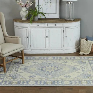 Momeni Anatolia Wool Blend Traditional Medallion Area Rug - 7'9" x 9'10" | Bed Bath & Beyond