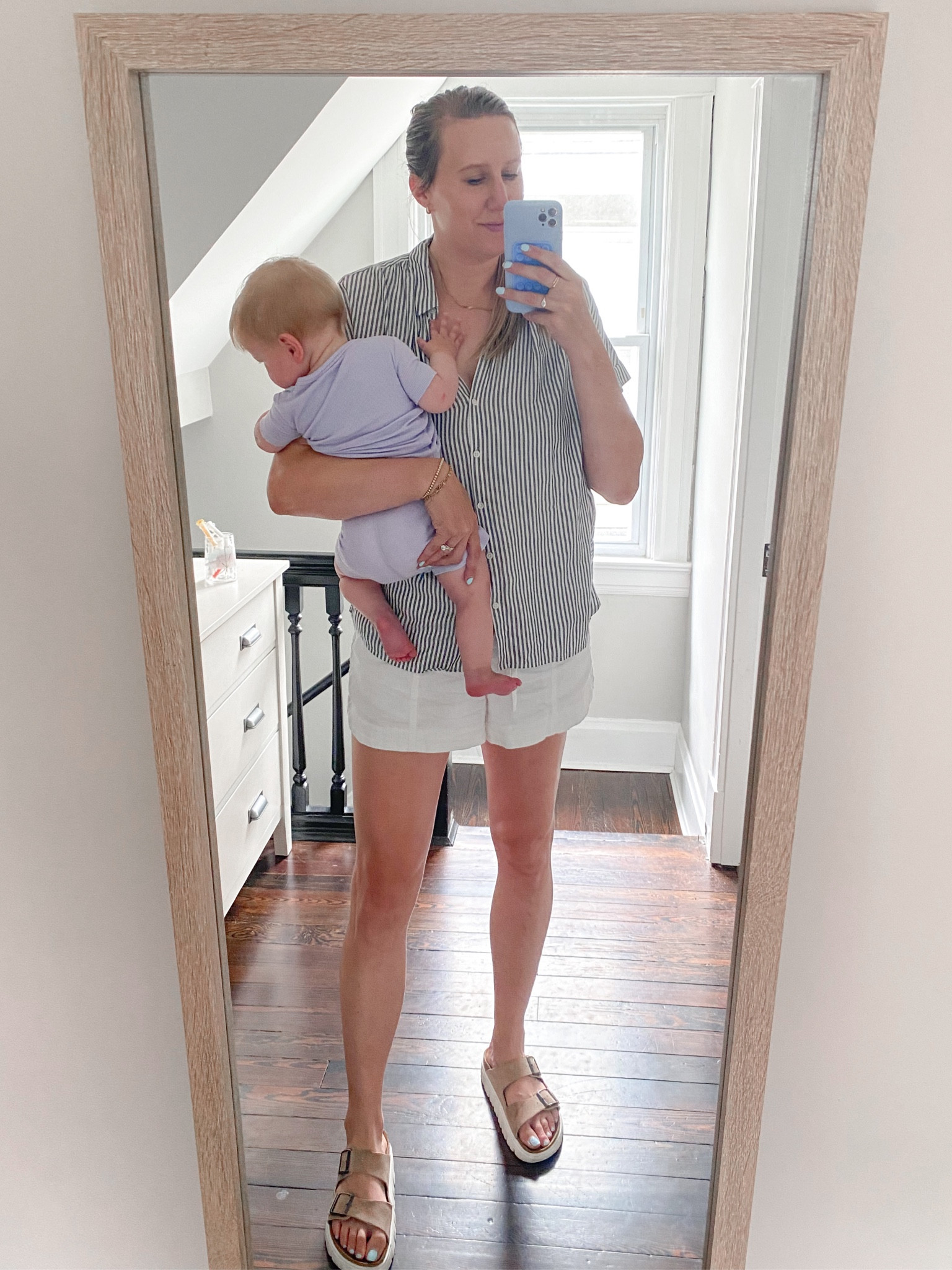 Postpartum summer mom outfit 

#LTKbaby #LTKfindsunder50 #LTKstyletip