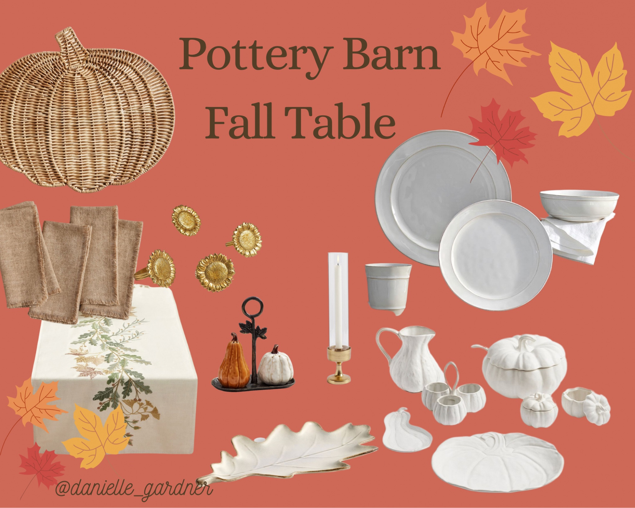 Pottery barn, fall table, pumpkin plates, candles, fall runner, fall leaf serving dish, holiday party 

#LTKparties #LTKhome #LTKSeasonal