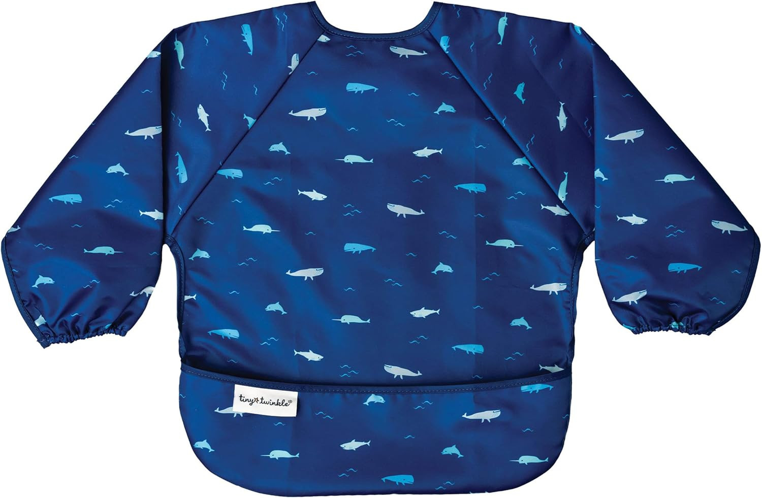 Tiny Twinkle Mess-Proof Full Sleeved Bib - Tug-Proof Closure, Waterproof Baby Toddler Bib - 6-24 ... | Amazon (US)