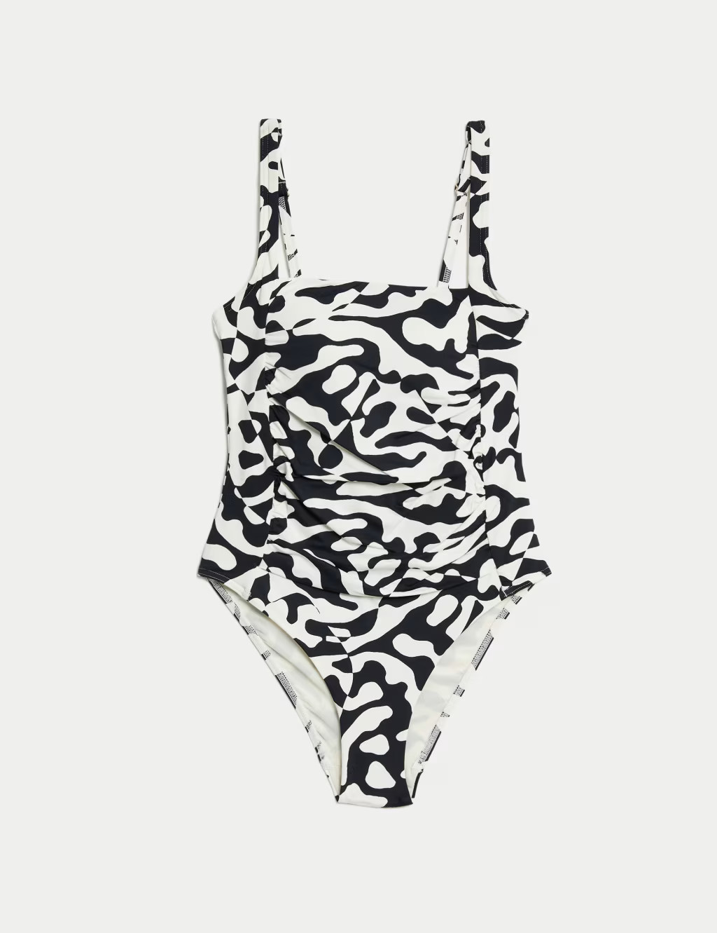 Tummy Control Printed Square Neck Swimsuit | Marks & Spencer (UK)