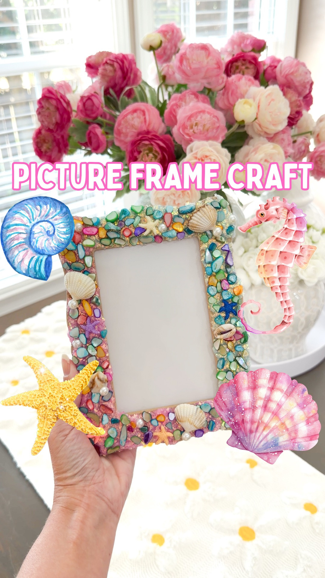 This mosaic picture frame craft is the easiest craft you’ll do all Summer!

#LTKmomlife #LTKKids