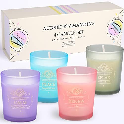 Scented Candle Gift Set Aromatherapy Mothers Day Gift Set for Women Candles for Home Scented Moth... | Amazon (US)