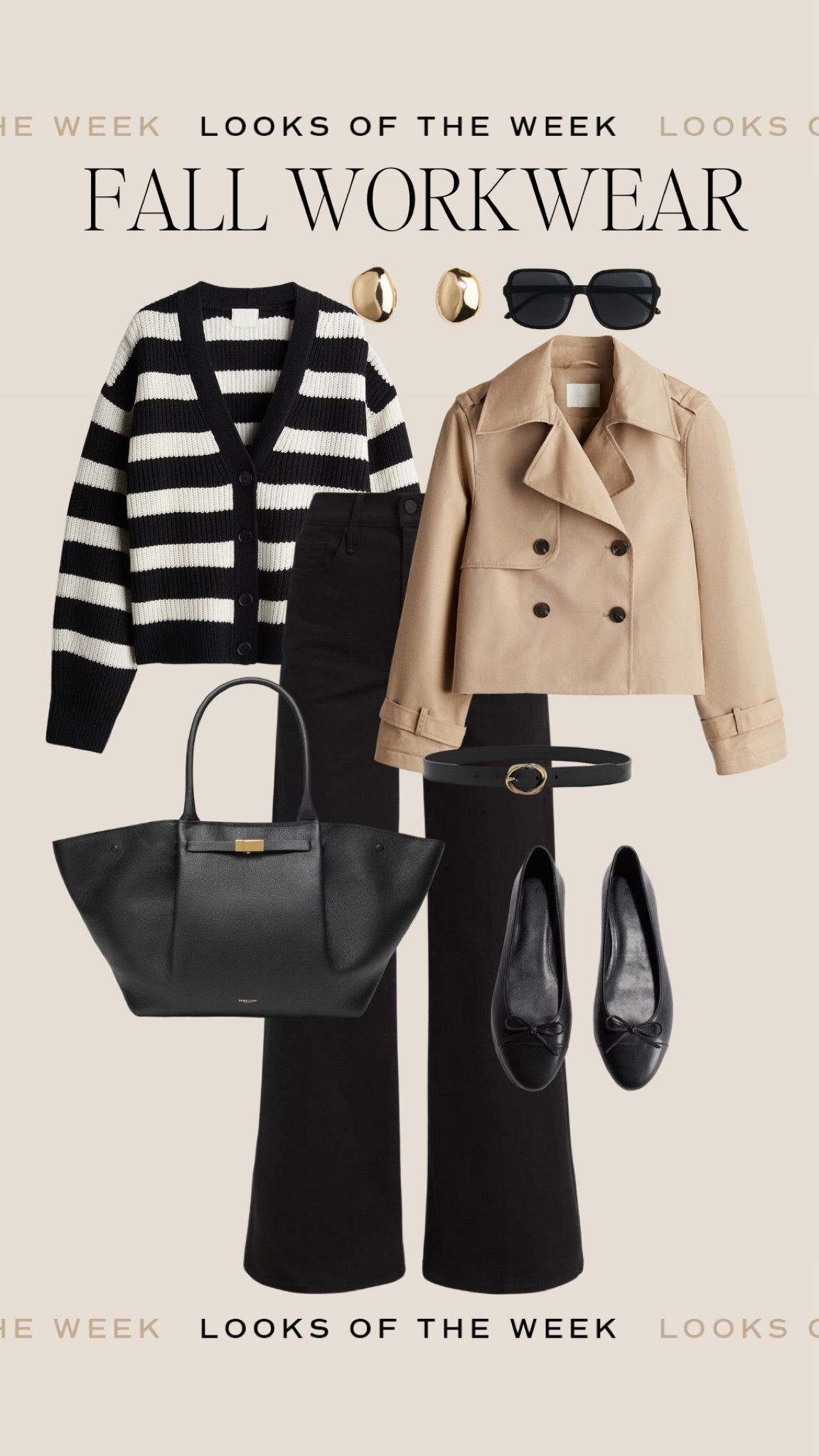 Fall work outfit, fall workwear, office style 