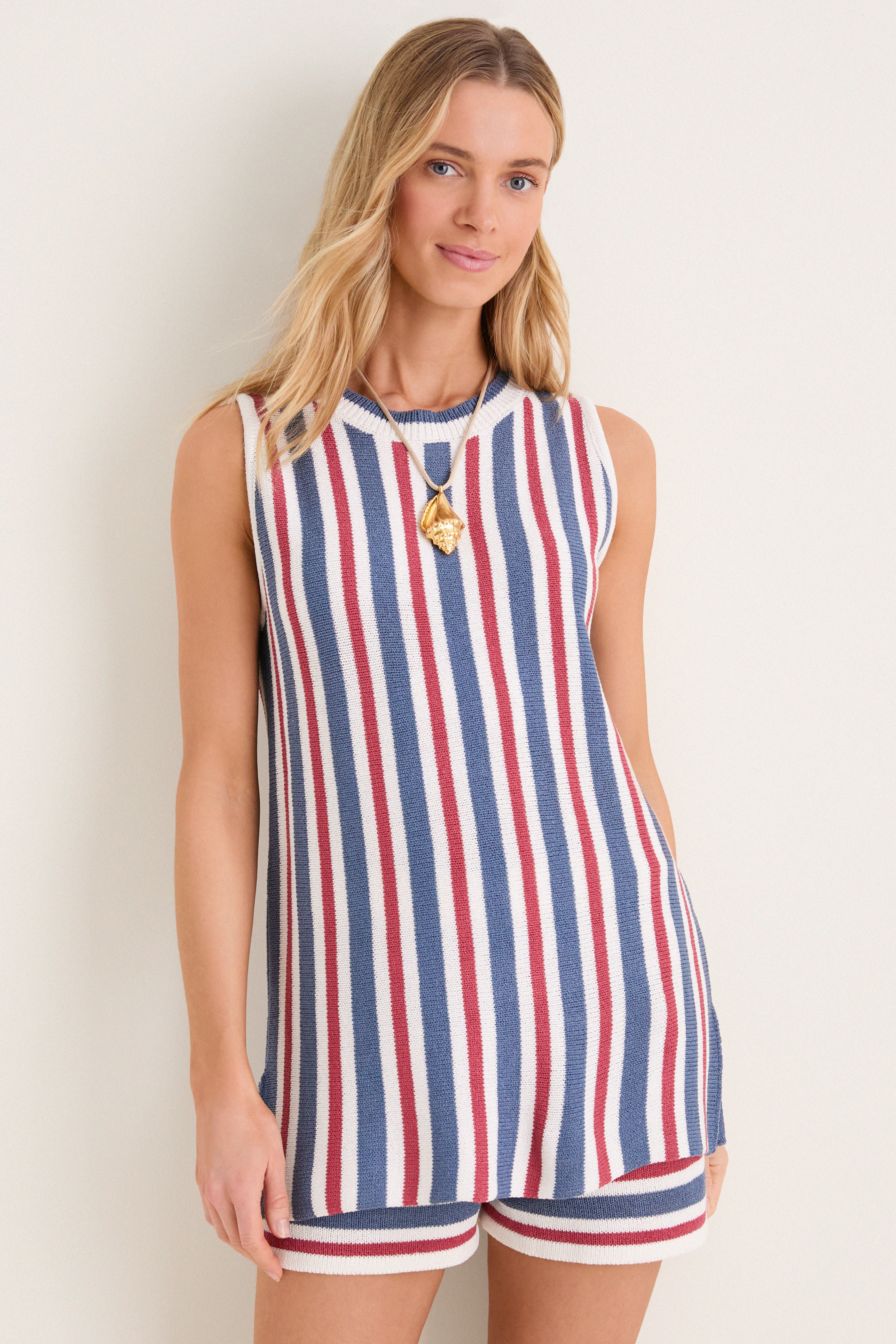 Regatta Stripe Knit Wells Top | Tuckernuck (US)
