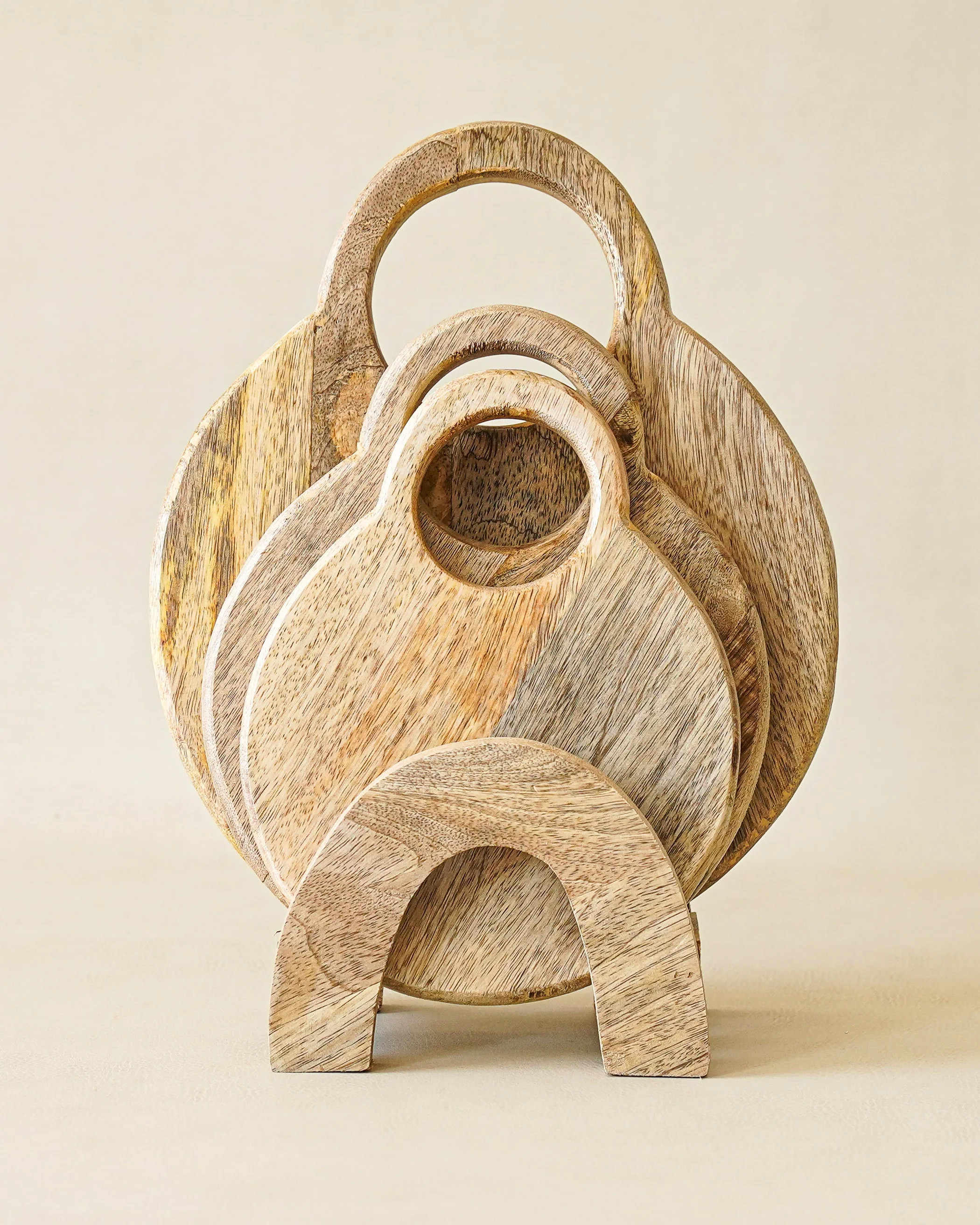 Cheese/Cutting Board Set with Stand | MJHome