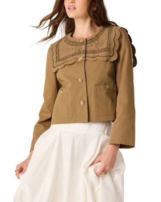 Astr the Label Cleo Bib Detail Jacket | Bloomingdale's (US)