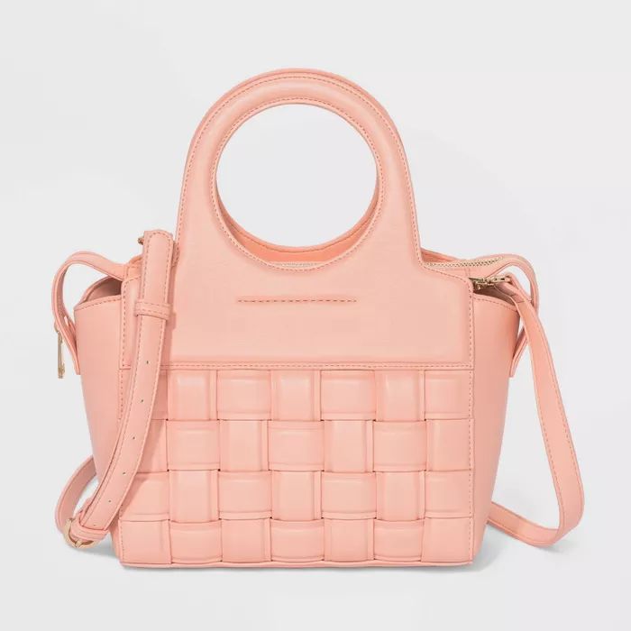 Zip Closure Satchel Handbag - A New Day™ | Target