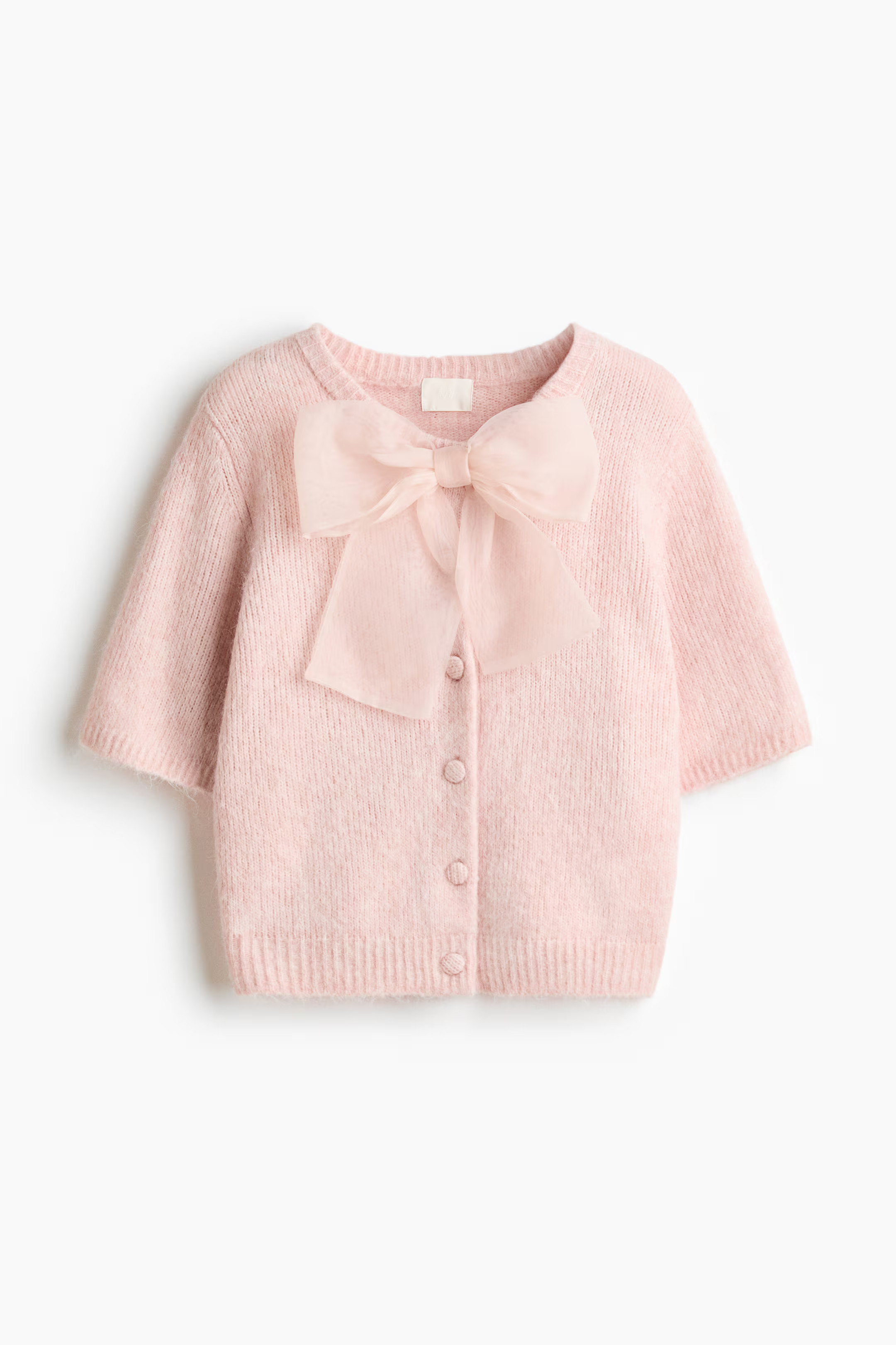 Bow-Detail Knit Cardigan | H&M (US + CA)