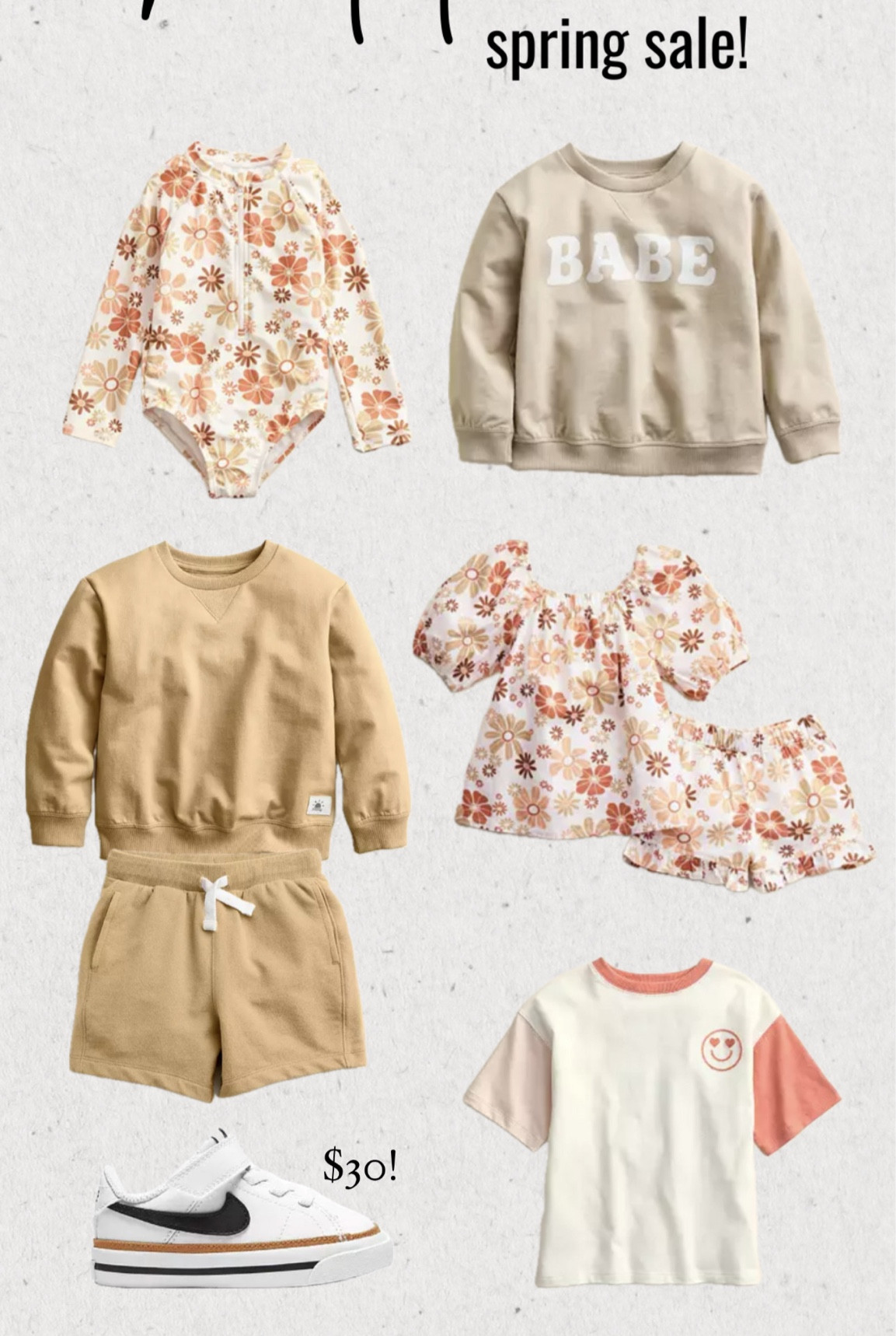 Spring sale on some of the cutest pieces!☀️  these Nikes are our go-to’s for Walker - they match everything!

#LTKbaby #LTKsalealert #LTKkids