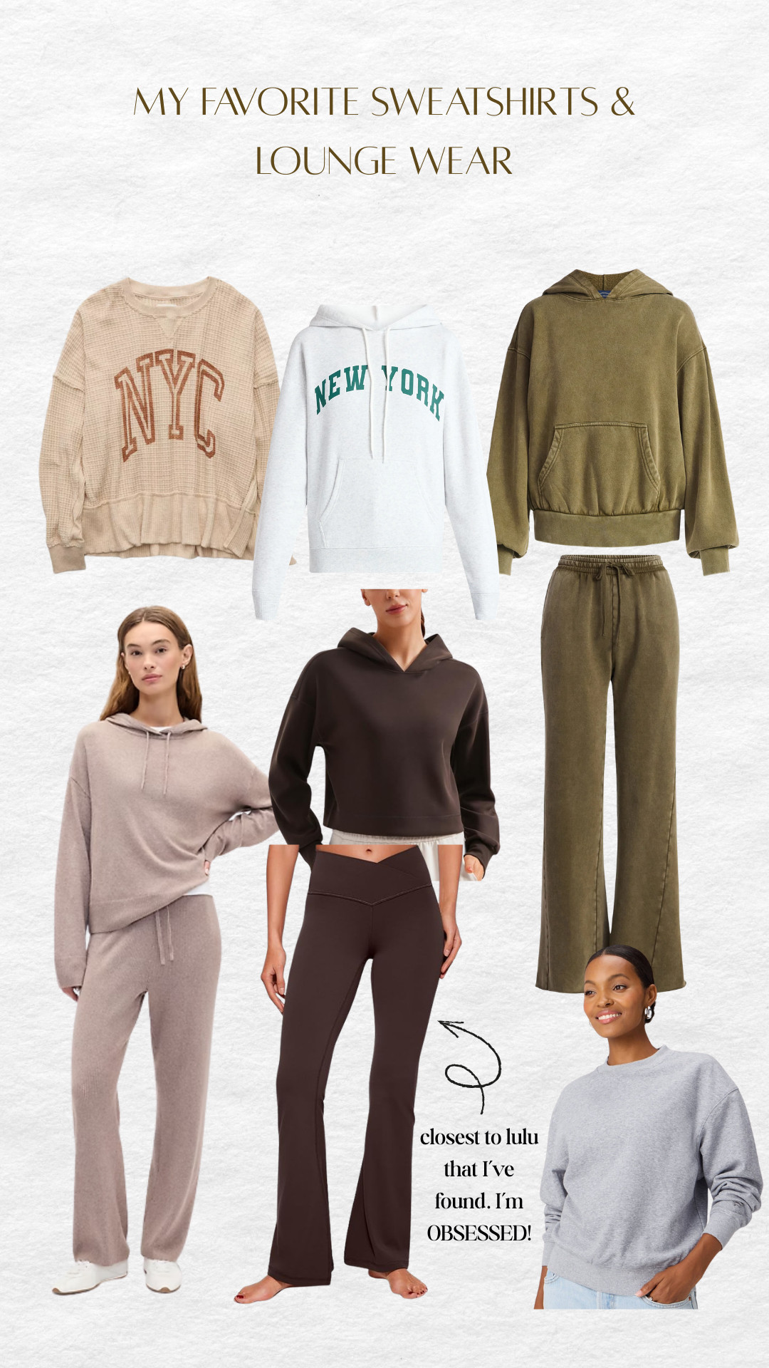 A few of my favorite sweatshirts and lounge sets! 

 #LTKootd #LTKselfcare #LTKSeasonal