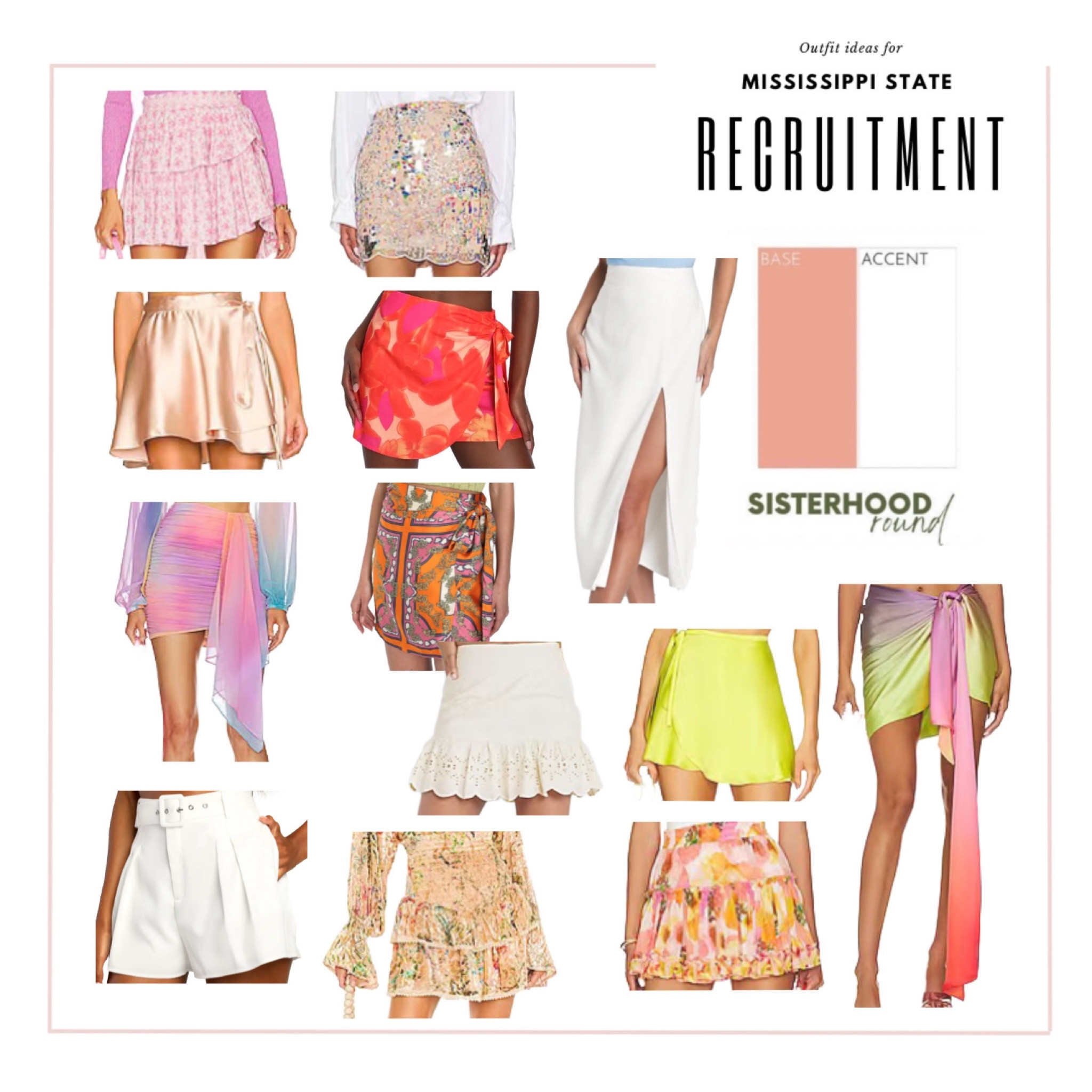 Mississippi State recuitment style guide for sisterhood round!! I found some of my fav pieces to pair with this tshirt. Find something that you can express yourself in and something you feel confident in. Don’t forget some accessories and comfortable shoes!! Have fun with it! 

#LTKSeasonal #LTKFind #LTKBacktoSchool
