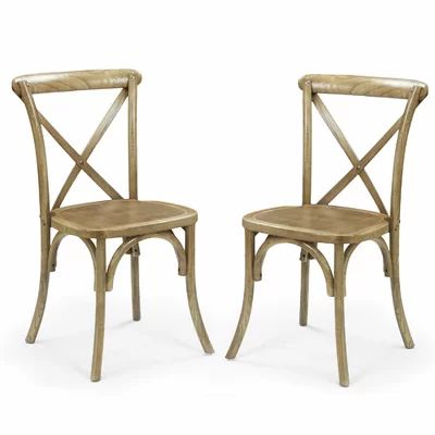 AdecoTrading Stackable Dining Side Chair (Set of 2) | Wayfair North America