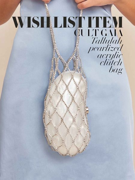 SUCH a wonder for wedding season 🦪🦪
Cult Gaia Tallulah pearl diamanté bag | Wristlet | Spring outfits | Party bag 

#LTKitbag #LTKstyletip #LTKwedding