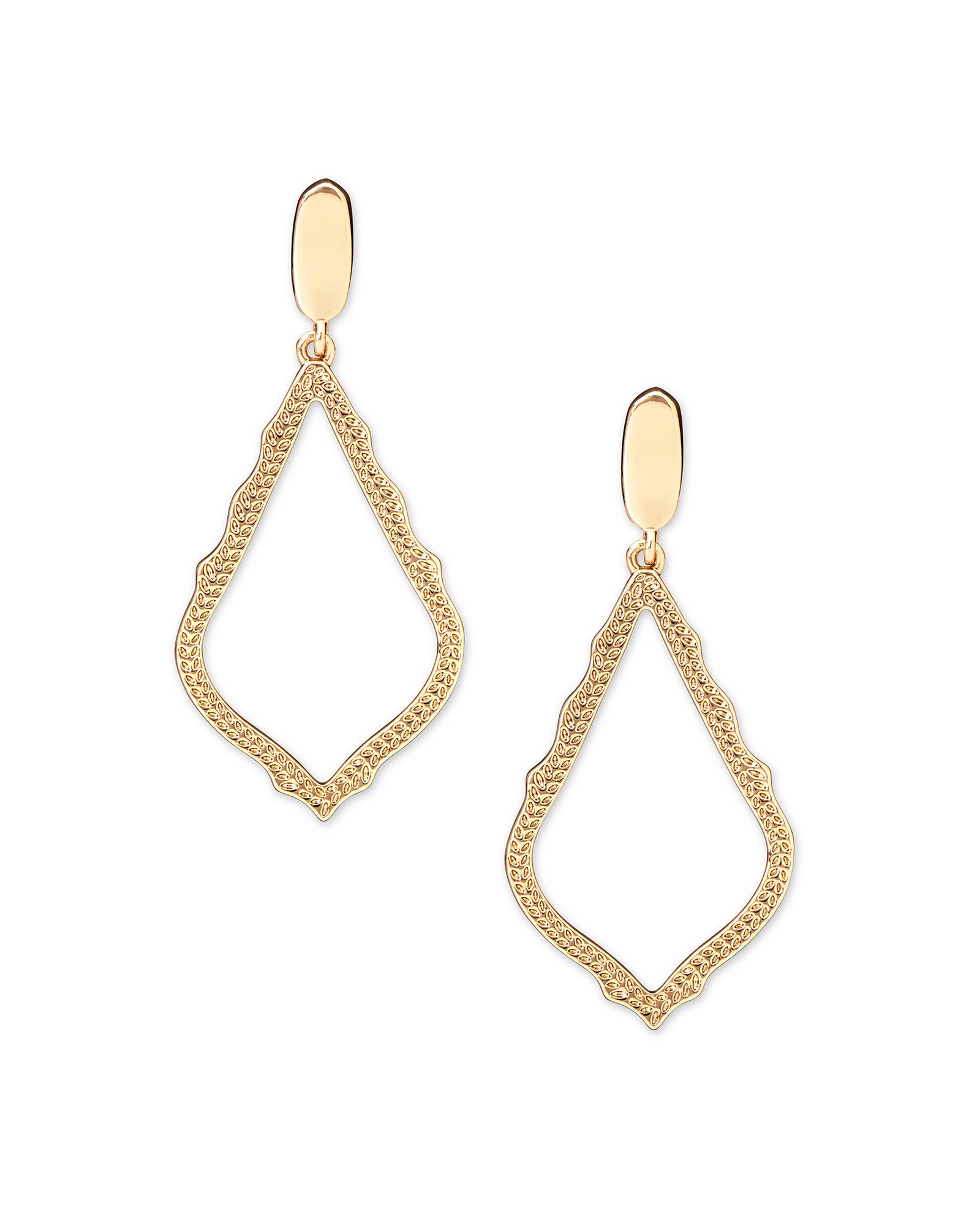 Sophia Clip On Drop Earrings in Gold | Kendra Scott