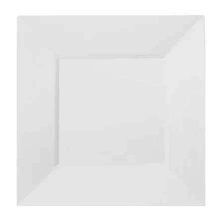 9.5 In. White Square Plates - 10 Ct. | Walmart (US)