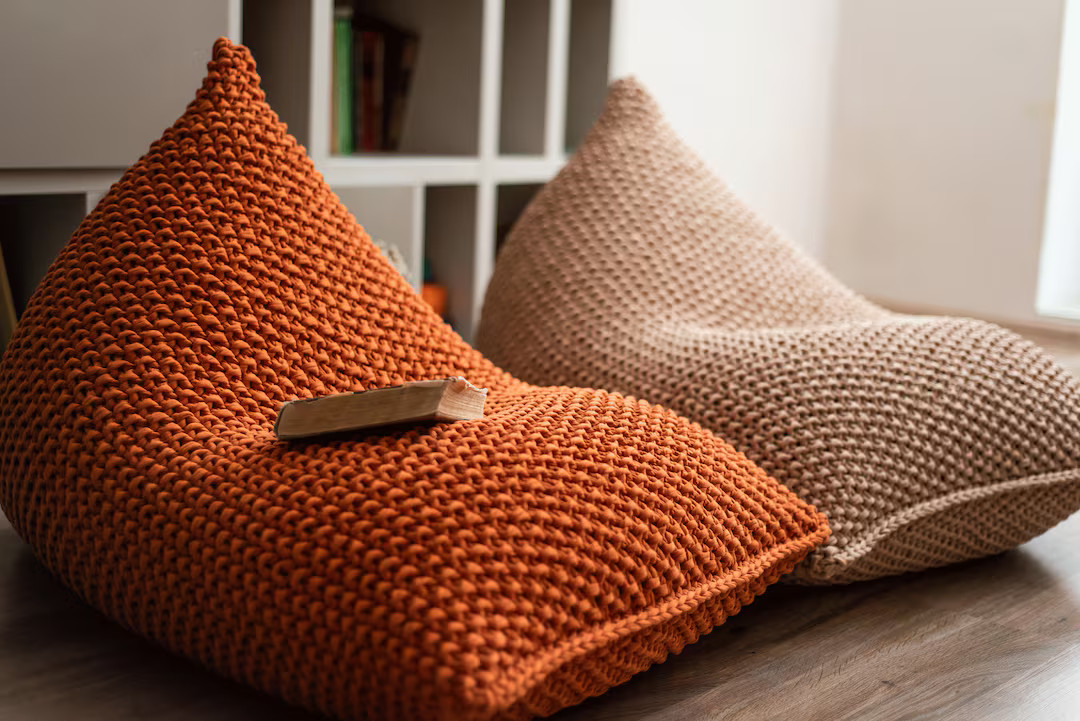 Brick Orange Pillow Chair Throw Pillow Russet Orange Chair - Etsy | Etsy (US)