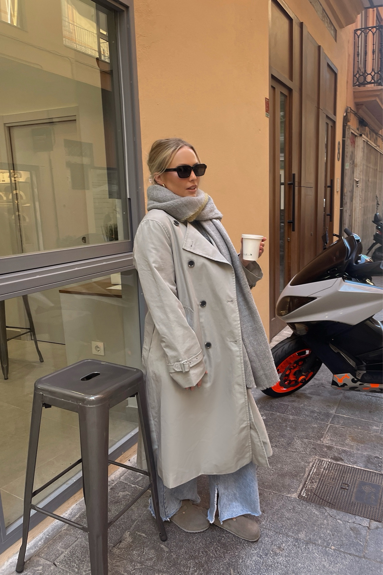 Winter fit 🫶🏼 just noticed the jacket & earrings are on sale! 

#LTKSeasonal #LTKHoliday #LTKstyletip