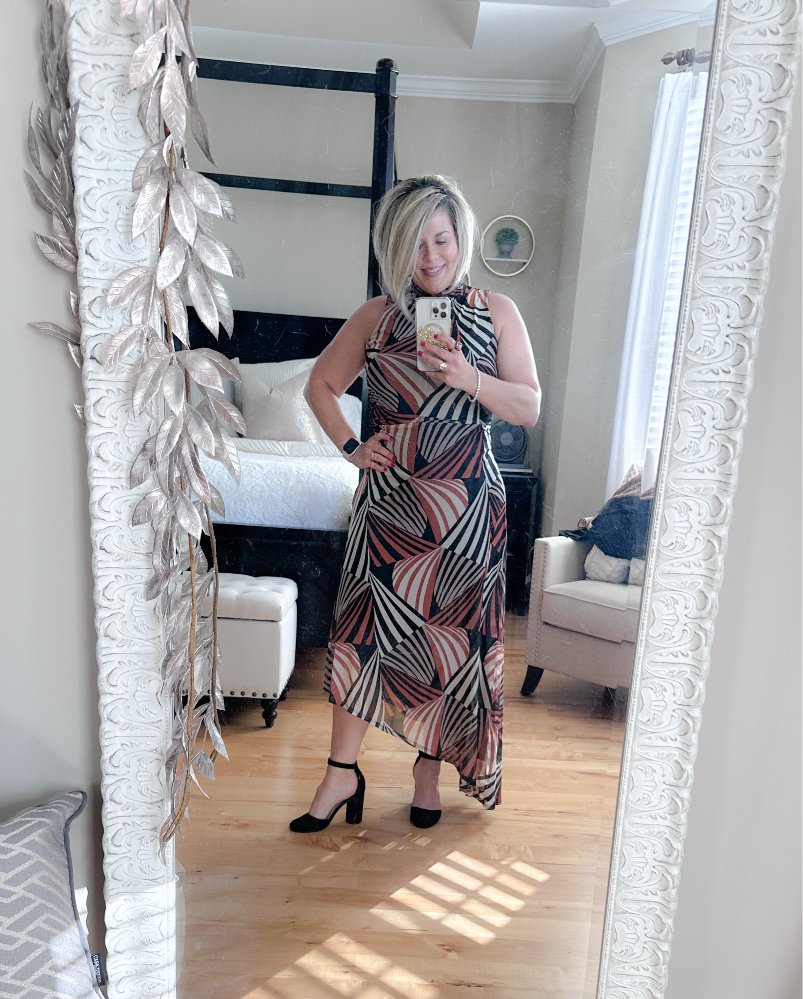 Asymmetrical dress with abstract prints for the date night win! 🤎🖤🤍

#dress #datenight 

#LTKSaleAlert #LTKStyleTip #LTKMidsize