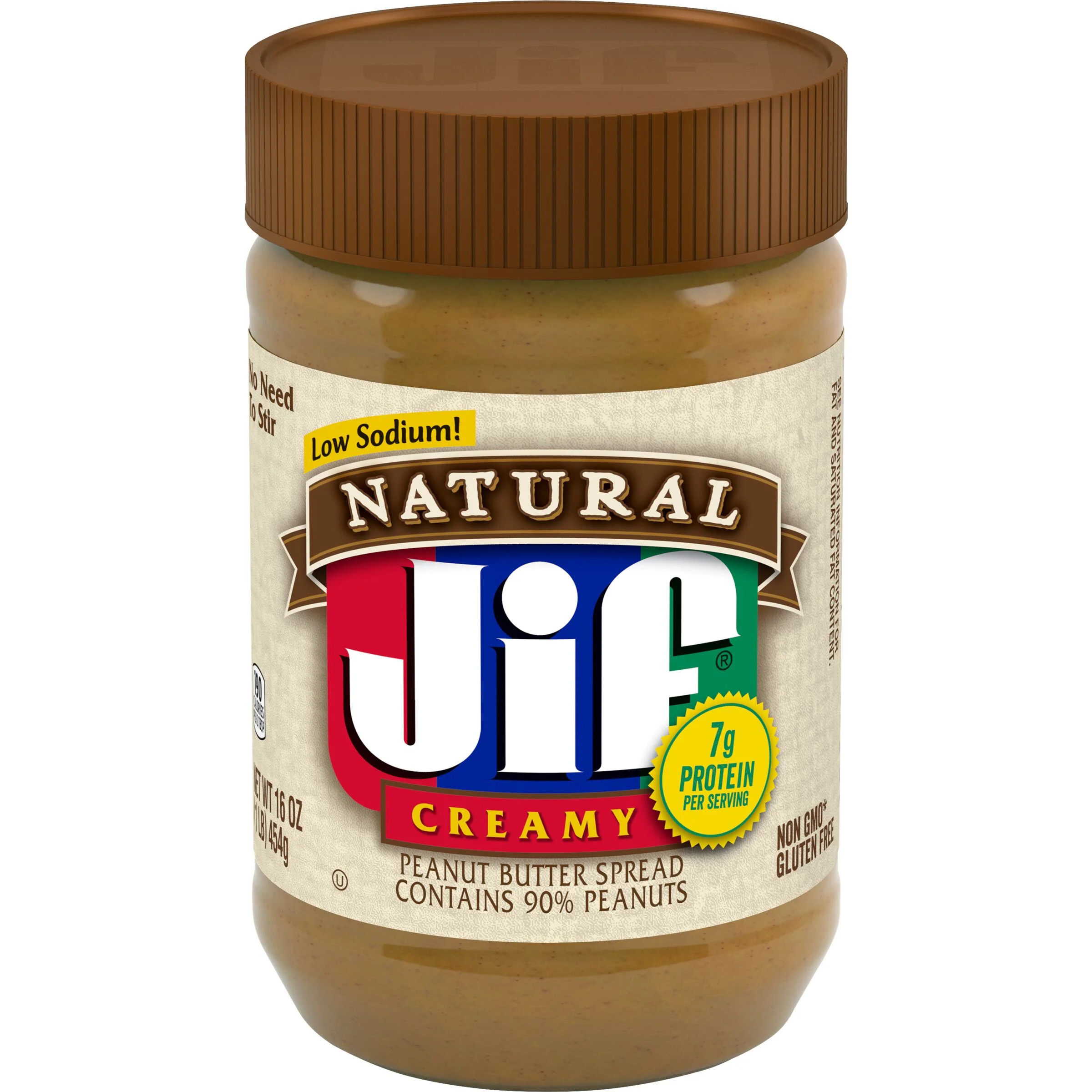 Jif Natural Creamy Peanut Butter Spread, 16-Ounce Jar | Walmart (US)