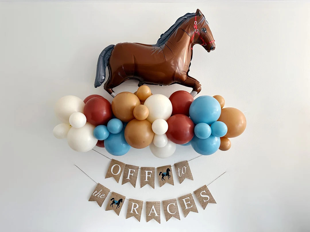 Kentucky Derby Party Horse Party Decor Cowgirl Party Kentucky Derby Balloons Horse Party Decor We... | Etsy (US)