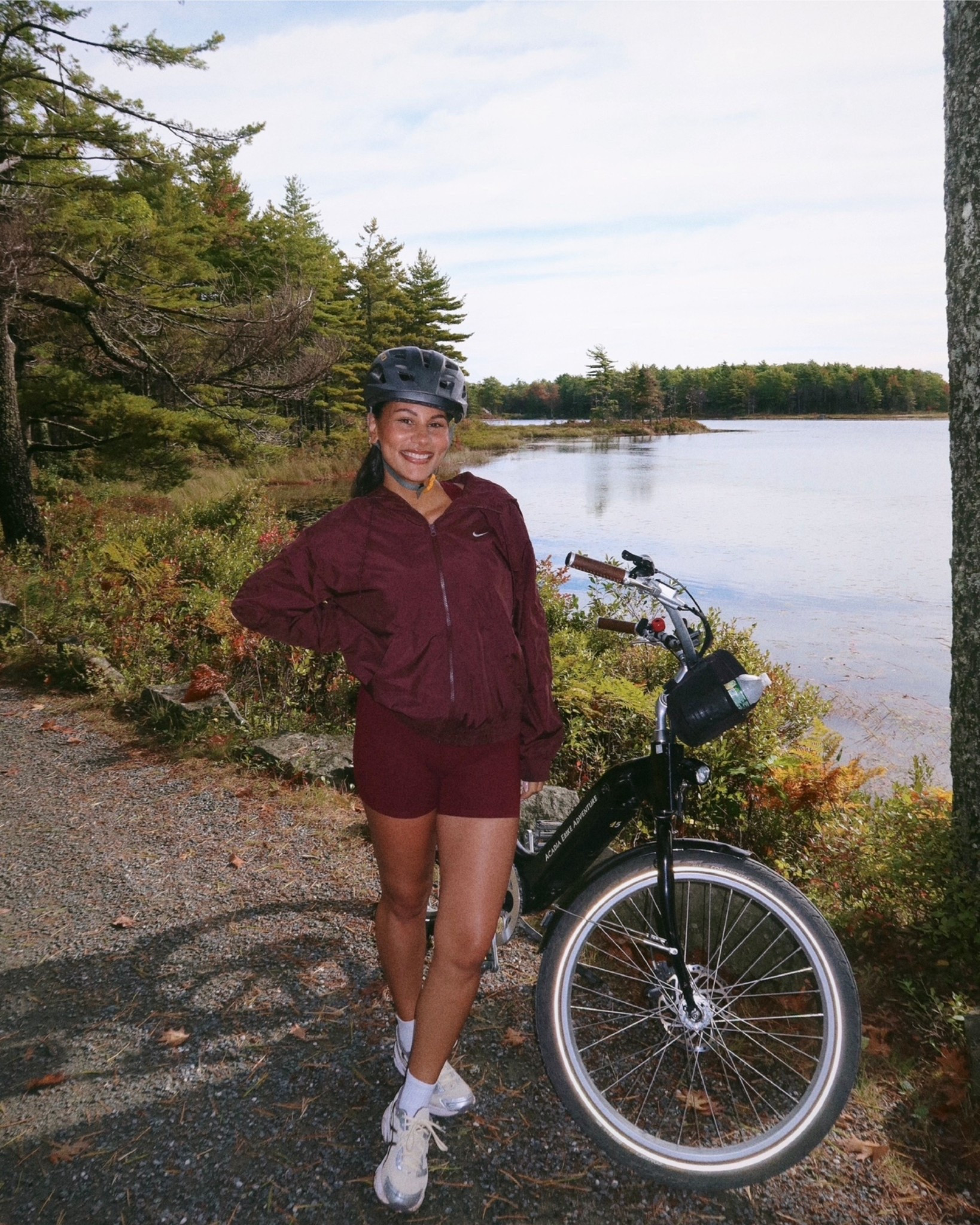 437 set I wore to bike Acadia! Linked all the black cherry pieces 

#LTKfitnessgoals #LTKootd