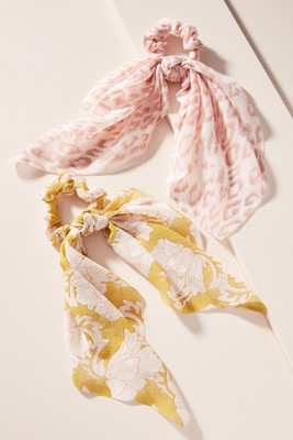 Summer Soiree Scarf Ponytail Holder Set | Anthropologie (US)