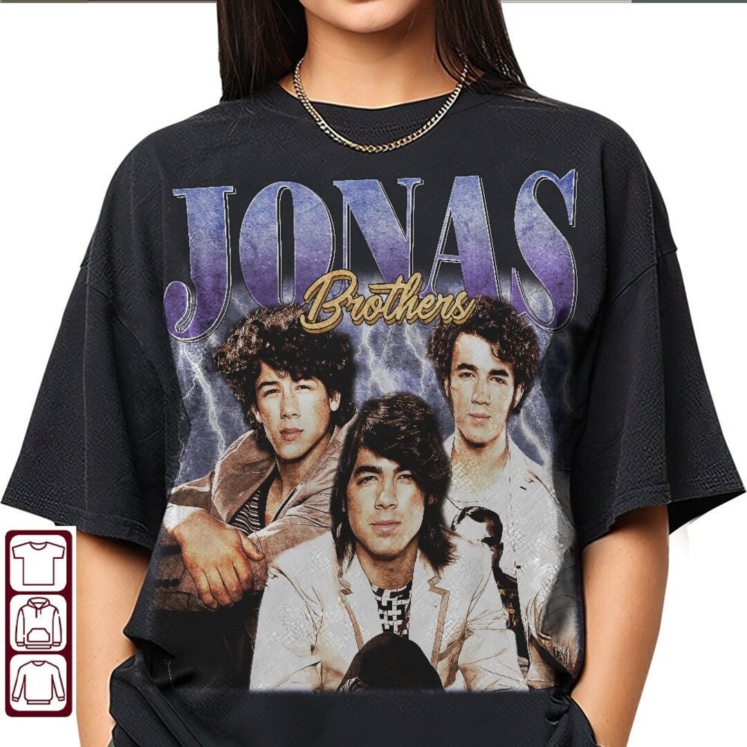 Jonas Brothers 90s Vintage Shirt Jonas Brothers Bootleg - Etsy | Etsy (US)
