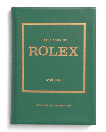 Little Book Of Rolex Collection Luxe Leather Bound Book | TJ Maxx