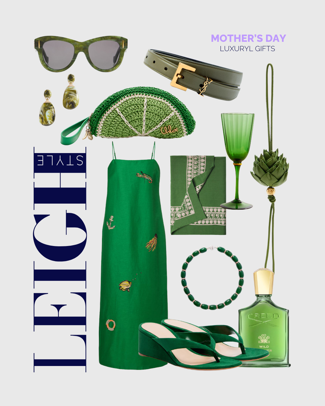 Fresh green finds for a stylish Mother’s Day. 

#MothersDay #LuxuryGifts #GreenStyle #ChicFinds #ElegantLiving #SpringVibes #GiftIdeas #FreshStyle #TimelessFashion 

 #LTKMothersDay #LTKootd #LTKBeauty