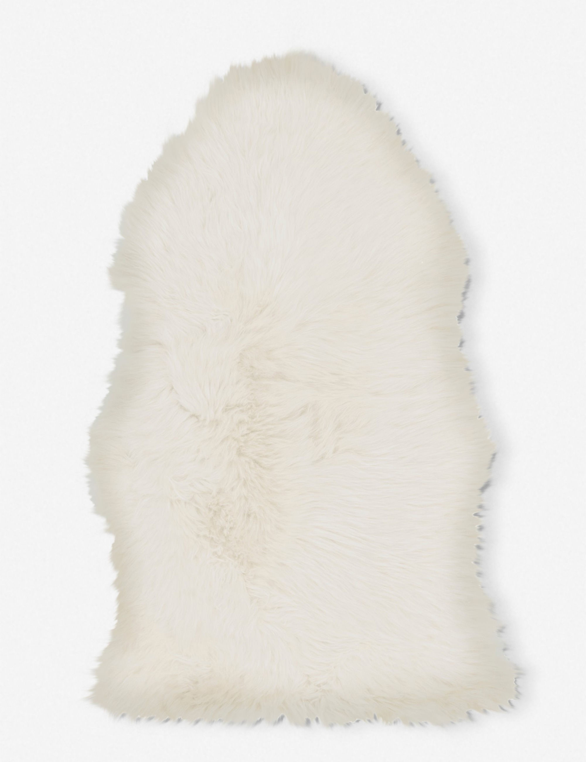 Alma Sheepskin Rug, White | Lulu and Georgia 