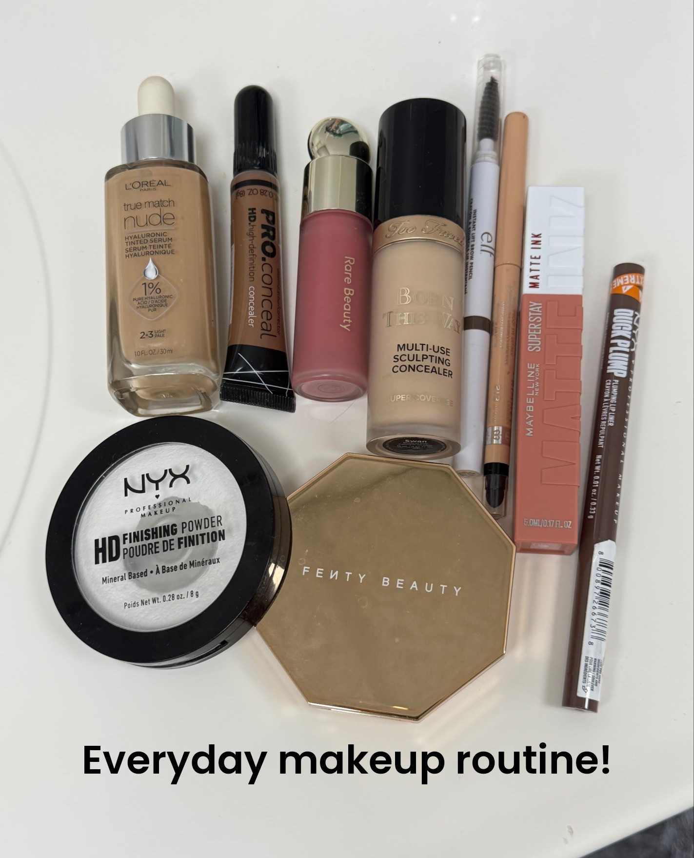 Easy everyday makeup lineup!

#LTKmorningroutine #LTKgrwm #LTKBeauty