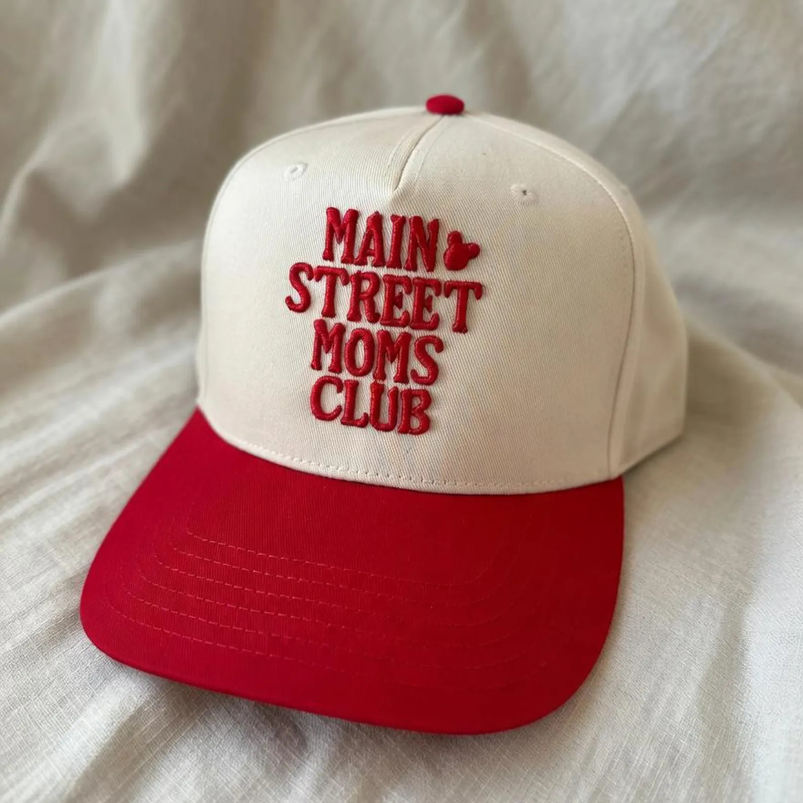 Main Street Moms Club Trucker  Embroidered Park Hat, Mom Gift Hat | Etsy (Global)
