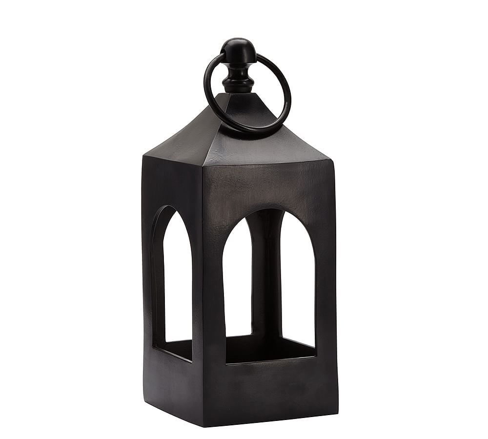 Caleb Handcrafted Metal Outdoor Lantern | Pottery Barn (US)