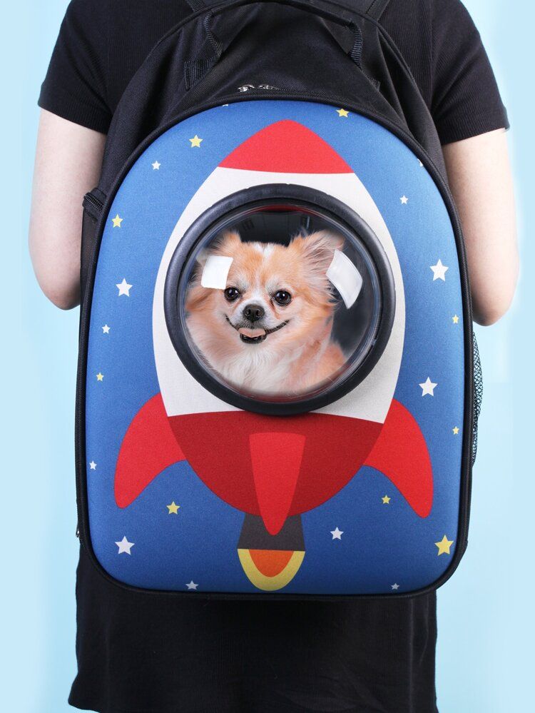 Rocket Print Pet Carrier Bag | SHEIN