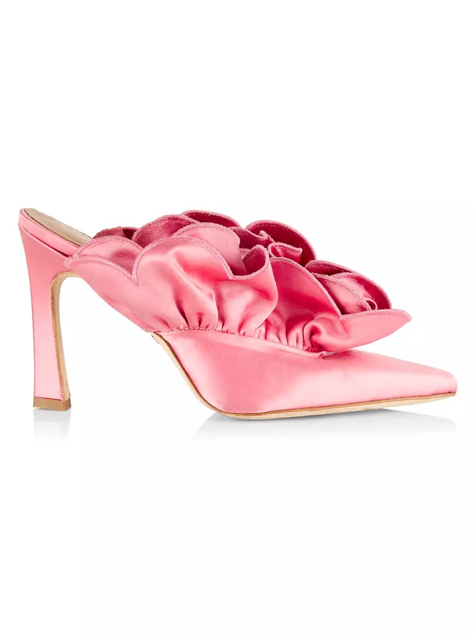 Joyful Rebellion Stell 65MM Satin Mules | Saks Fifth Avenue