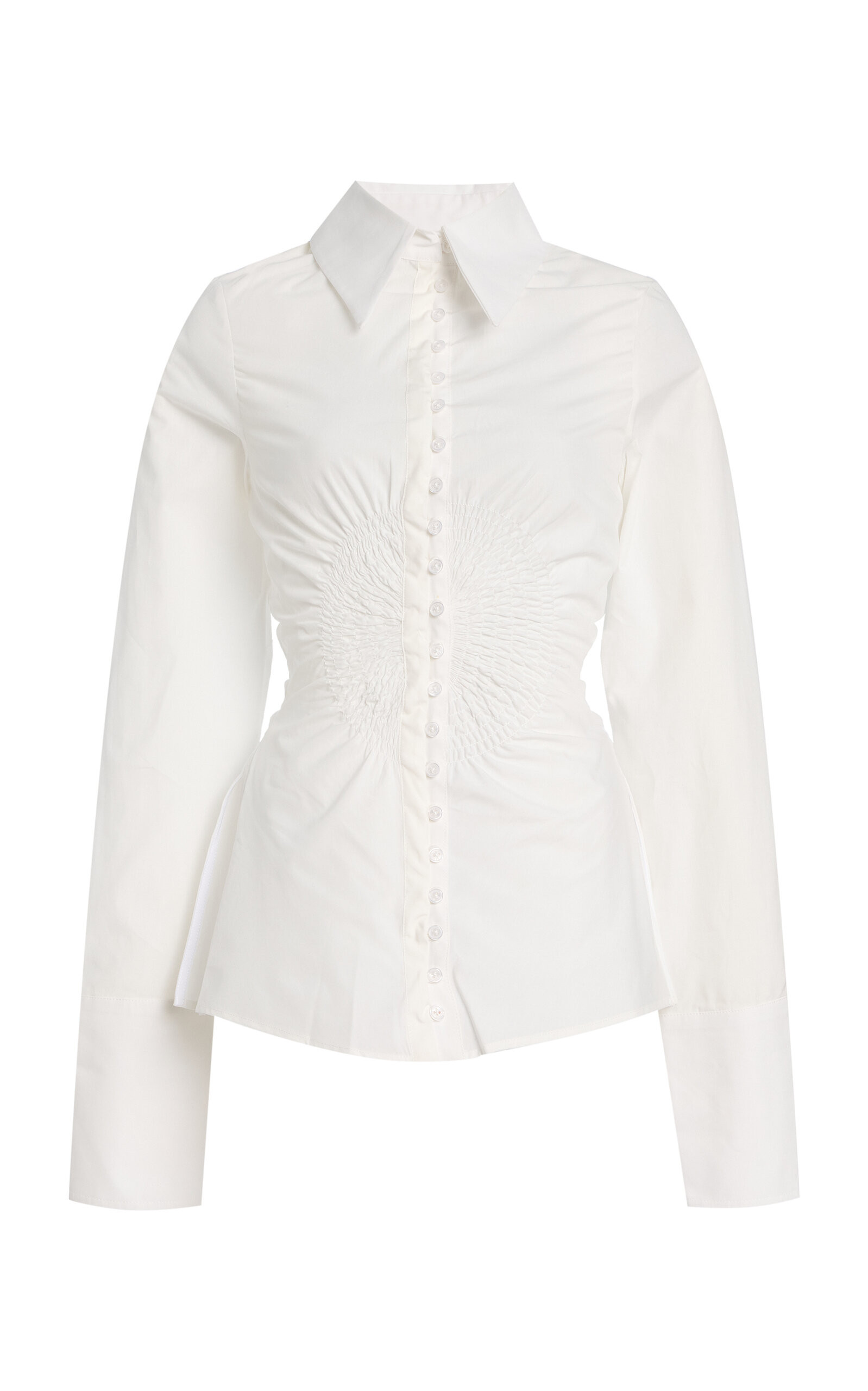 S.S.DALEY Eva Cotton-Poplin Circle Shirt - Moda Operandi | Moda Operandi (Global)