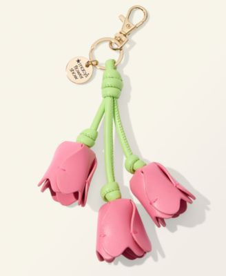 Flower Show Pink Tulip Bag Charm, Macy's Exclusive | Macy's