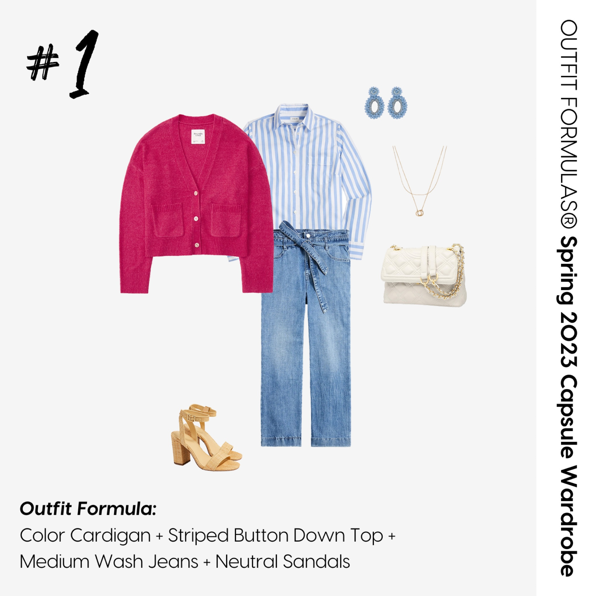 4 ways to wear a pink cardigan: look 1

#LTKstyletip #LTKSeasonal