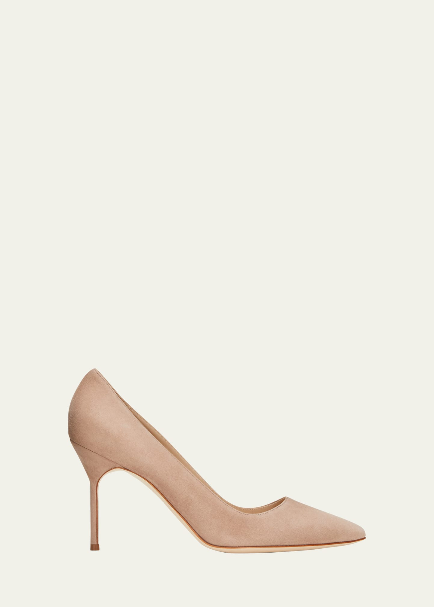 Manolo Blahnik BB 90mm Suede Pumps | Bergdorf Goodman