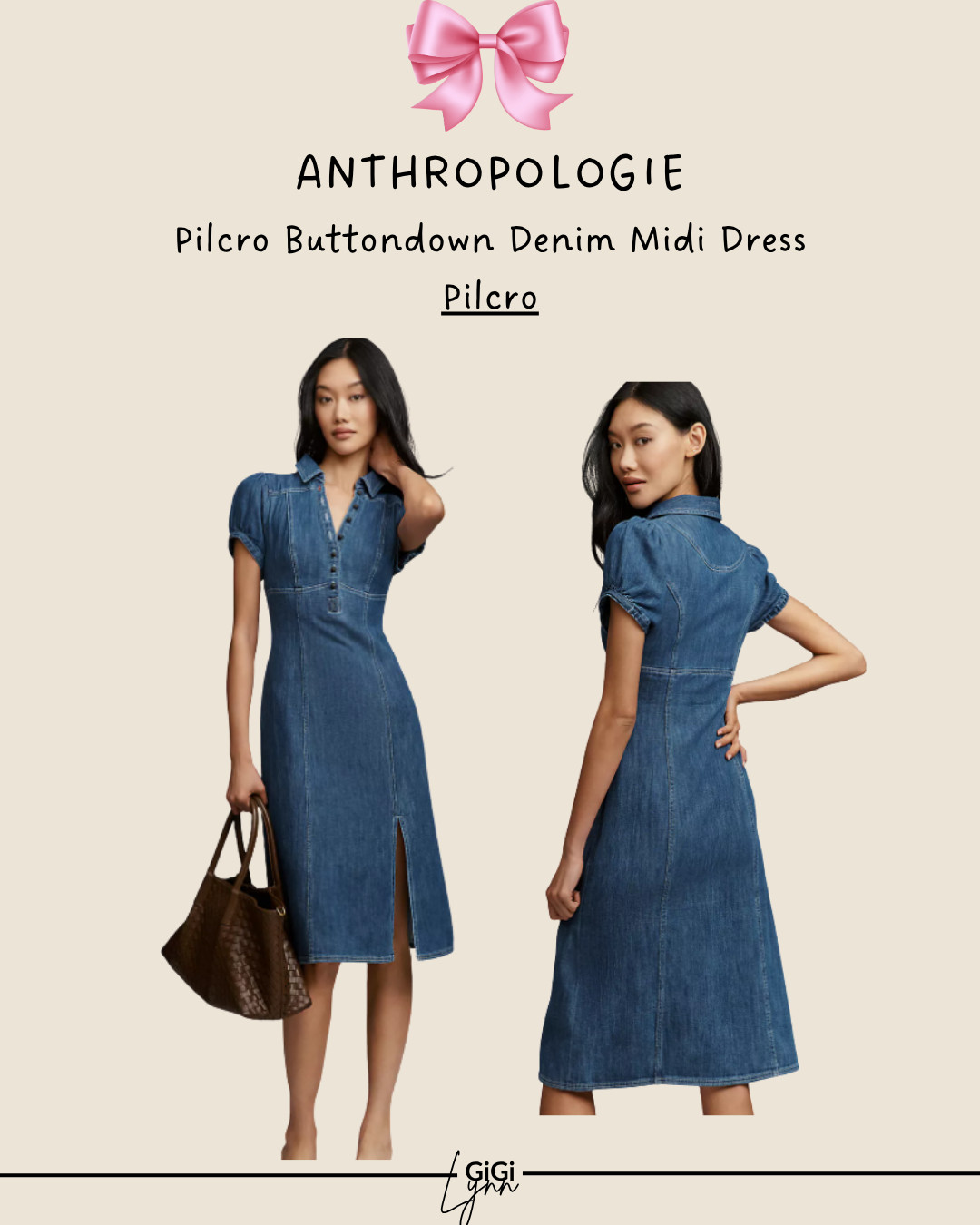 The Pilcro Buttondown Denim Midi Dress from Anthropologie is the perfect blend of classic denim and effortless elevated style. This denim midi dress features a button-front design, flattering silhouette, and timeless structure that makes it a true wardrobe staple.

The soft denim fabric gives it that comfortable, lived-in feel while still looking polished and put together. The button-down front and midi length create a flattering shape that works for so many occasions.

This dress is incredibly versatile — style it with sneakers or sandals for a casual everyday look, or dress it up with wedges, heels, or a belt for a more elevated outfit.

Perfect for workwear, school events, brunch, travel, casual outings, or transitional seasonal outfits.

✨ Why this dress is trending:
• Classic button-down denim design
• Flattering midi length silhouette
• Soft, comfortable denim fabric
• Easy to dress up or down
• Timeless elevated casual style

If you love denim dresses, effortless outfits, and versatile wardrobe staples, this Pilcro dress is such a great find.

#ltkstyle #ltkdress #denimdress #anthropologie #pilcro #mididress #casualchic #elevatedbasics #everydaystyle #over40style #midweststyle #ltkfinds

 

 #LTKootd #LTKPetite #LTKWorkwear