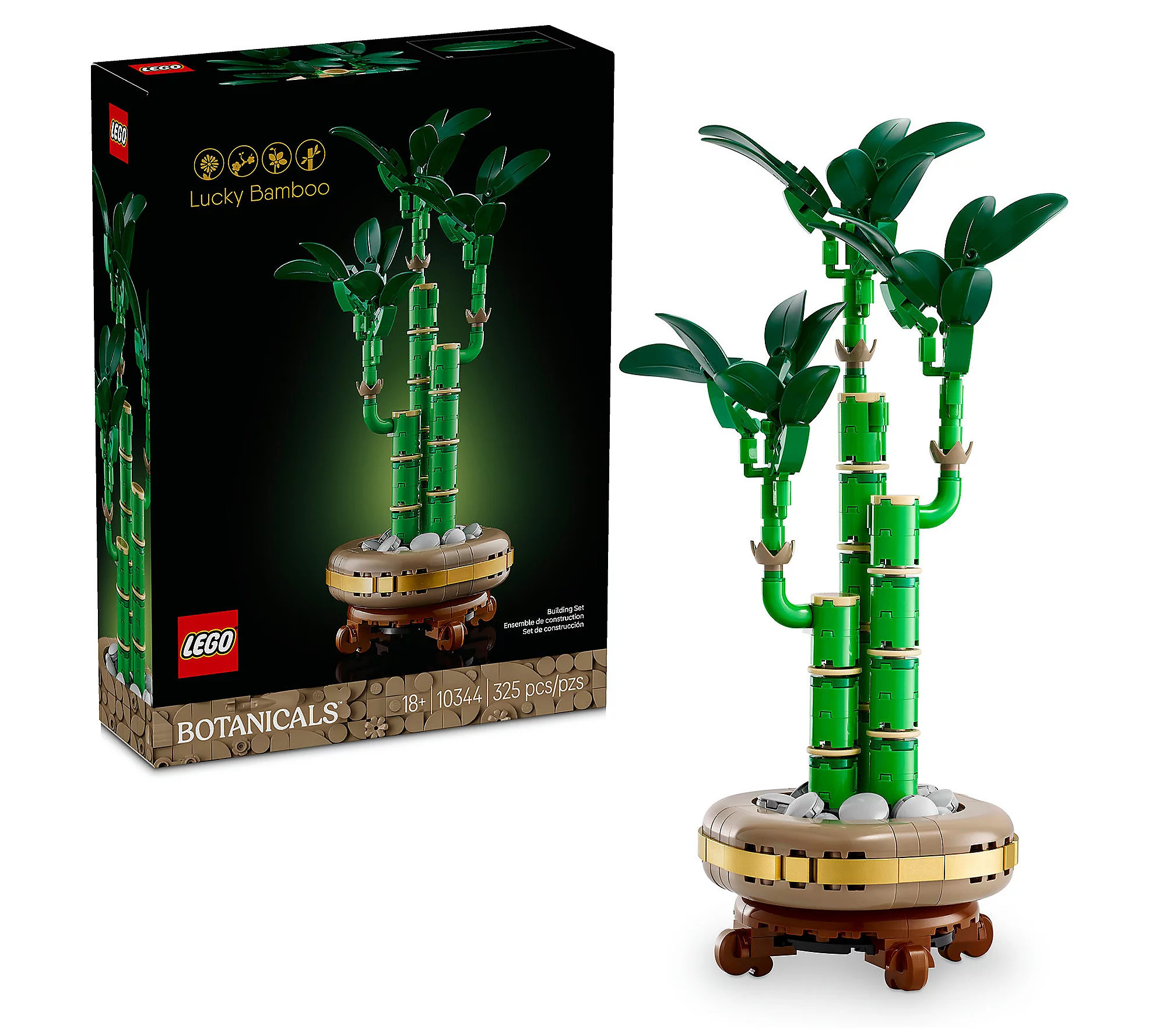 LEGO Botanicals Lucky Bamboo Plant Decor | QVC